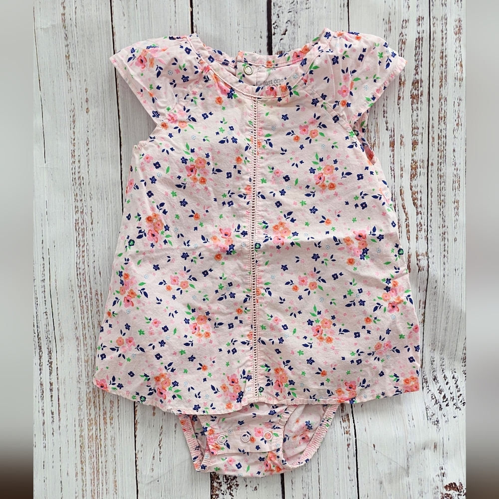 Carter's Pink Jumpsuit with Whimsical Print